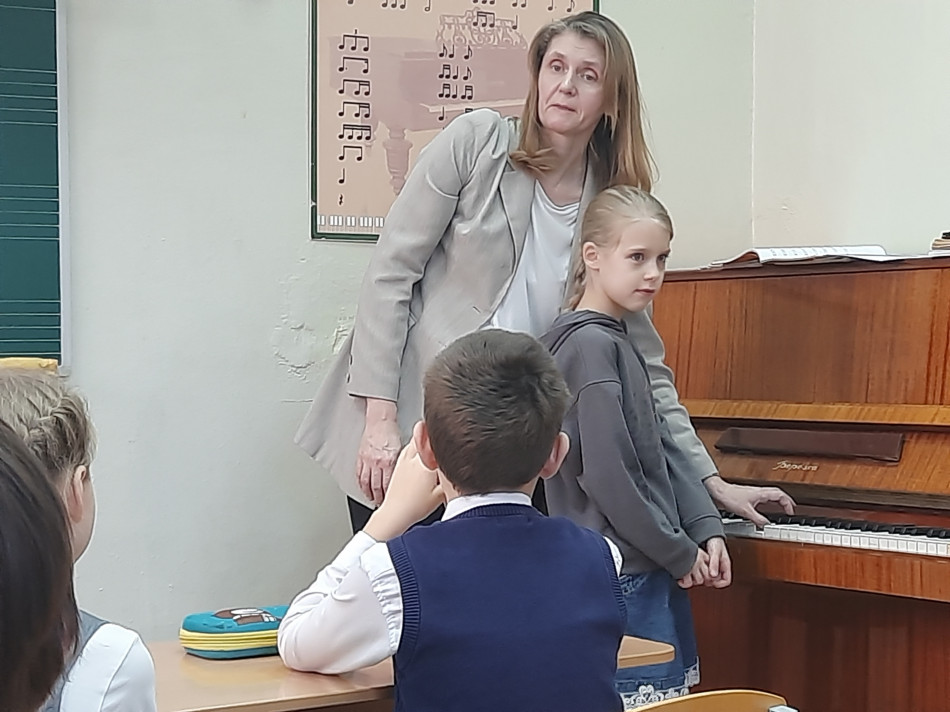 Открытый урок по сольфеджио во 2 классе