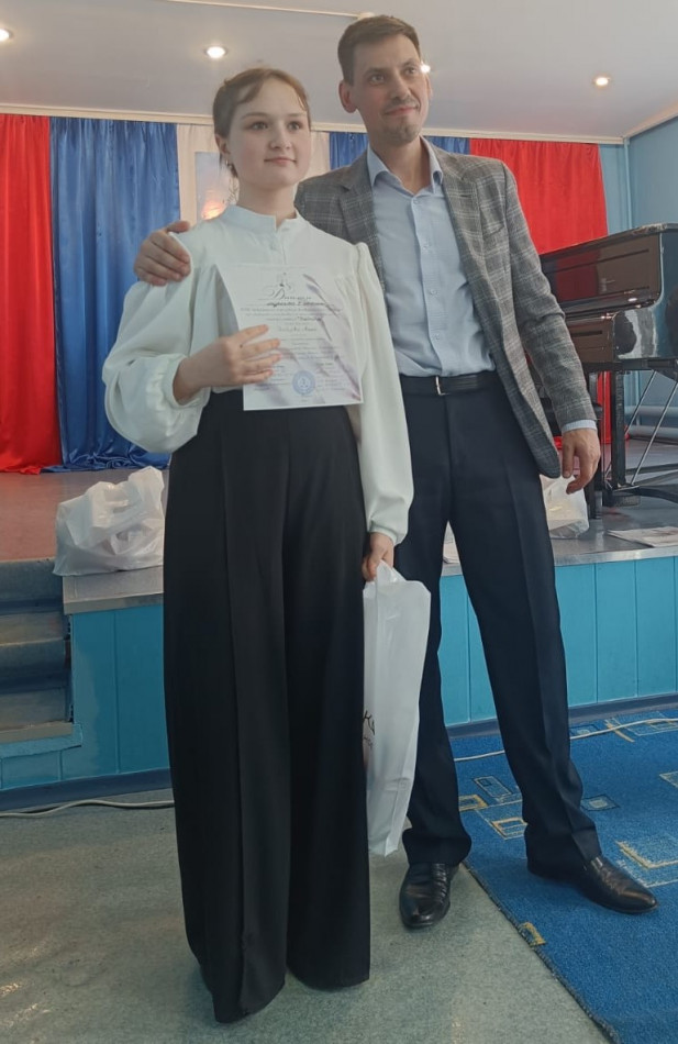 Награждение Зайцевой Анны
