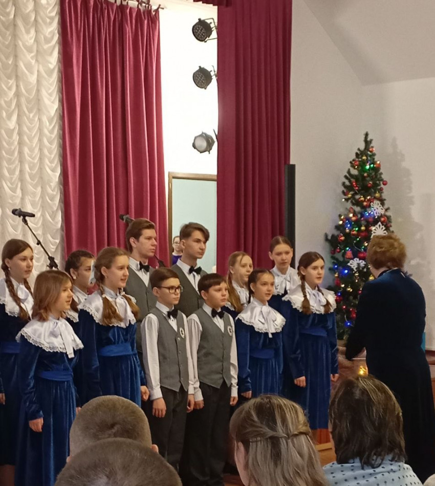 Выступление ансамбля (хора) ЧОУ ,,Муромская православная гимназия,,